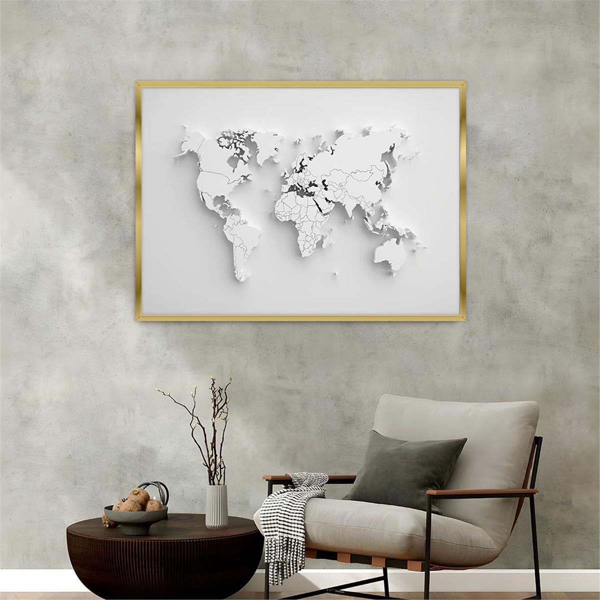 Alüminyum Çerçeveli Sanat Temalı Cam Tablo 082