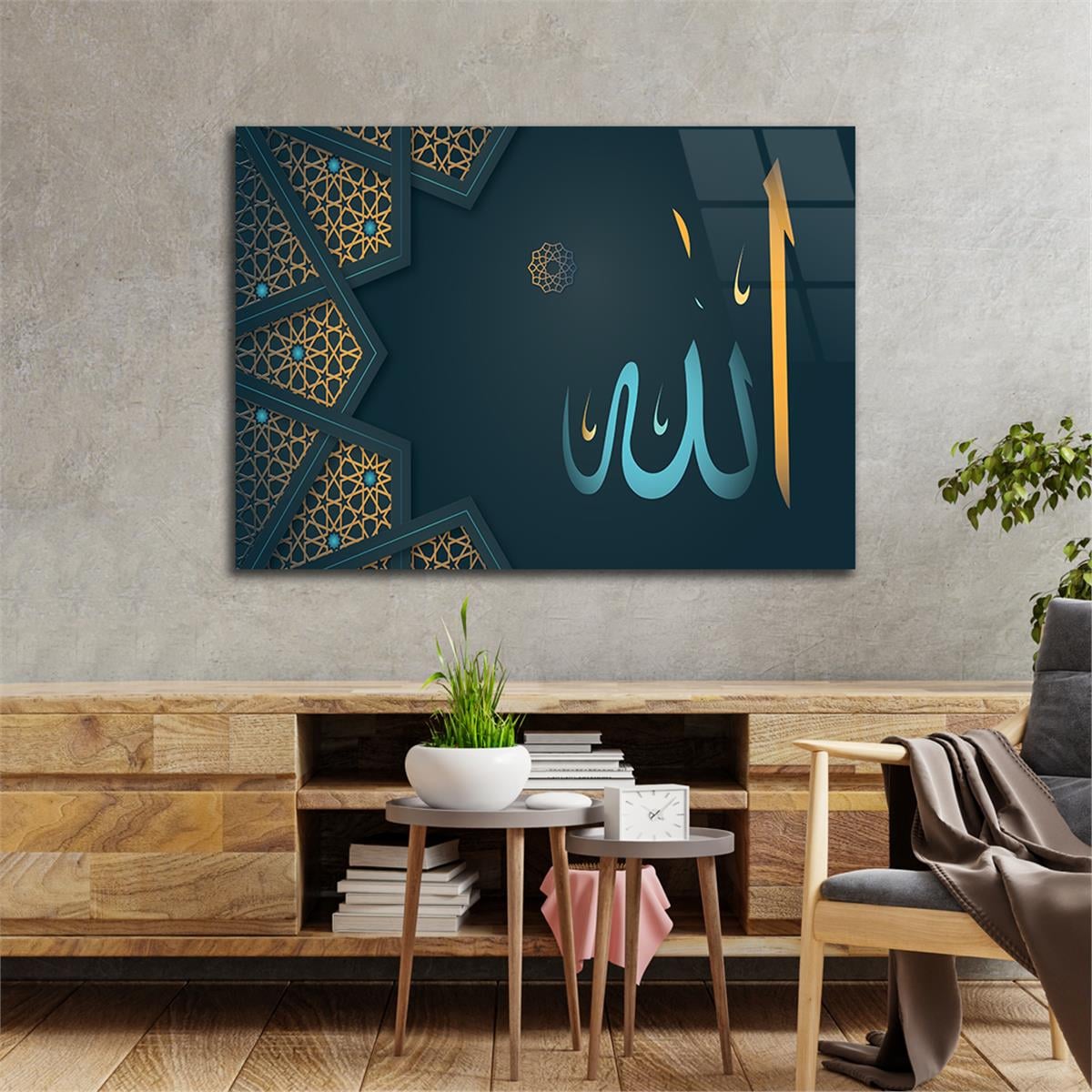 Tempered Glasss Wall Arts Religious-Themed