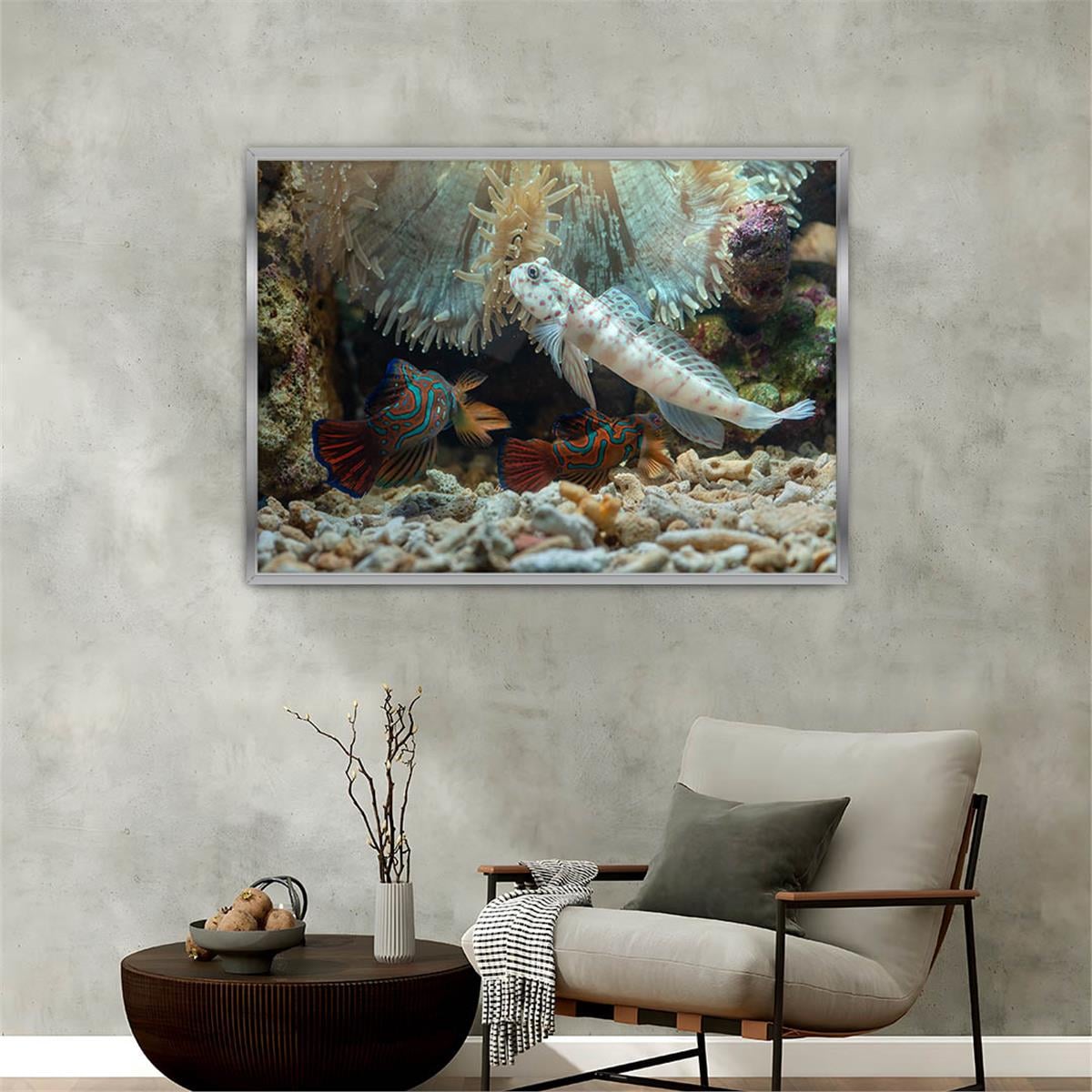 Alüminyum Çerçeveli Doğa Temalı Cam Tablo 059