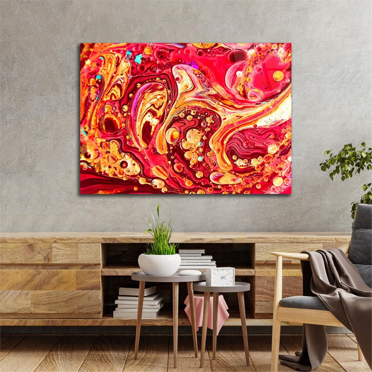 Sanat Temalı Cam Tablo 472