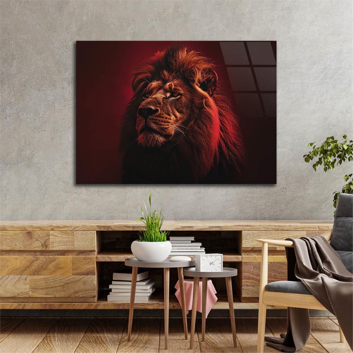 Yatay Doğa Temalı Cam Tablo 491