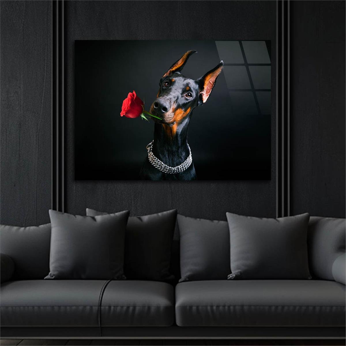 Yatay DoğaTemalı Cam Tablo 385