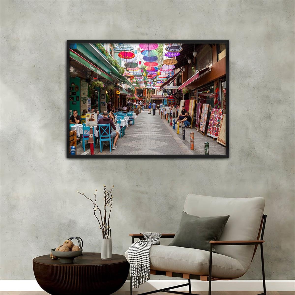 Alüminyum Çerçeveli Doğa Temalı Cam Tablo 068