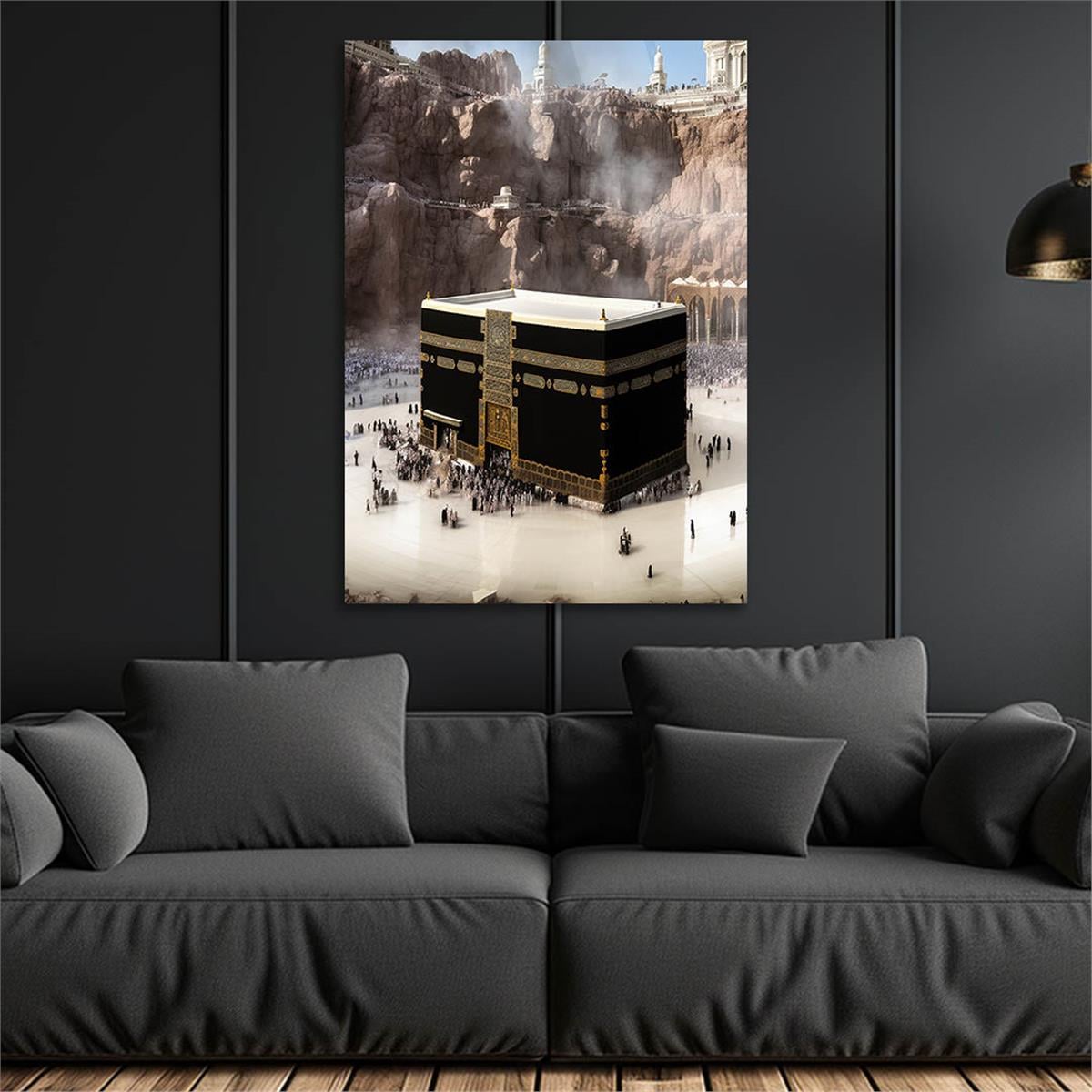 Dikey Dini Temalı Cam Tablo 271