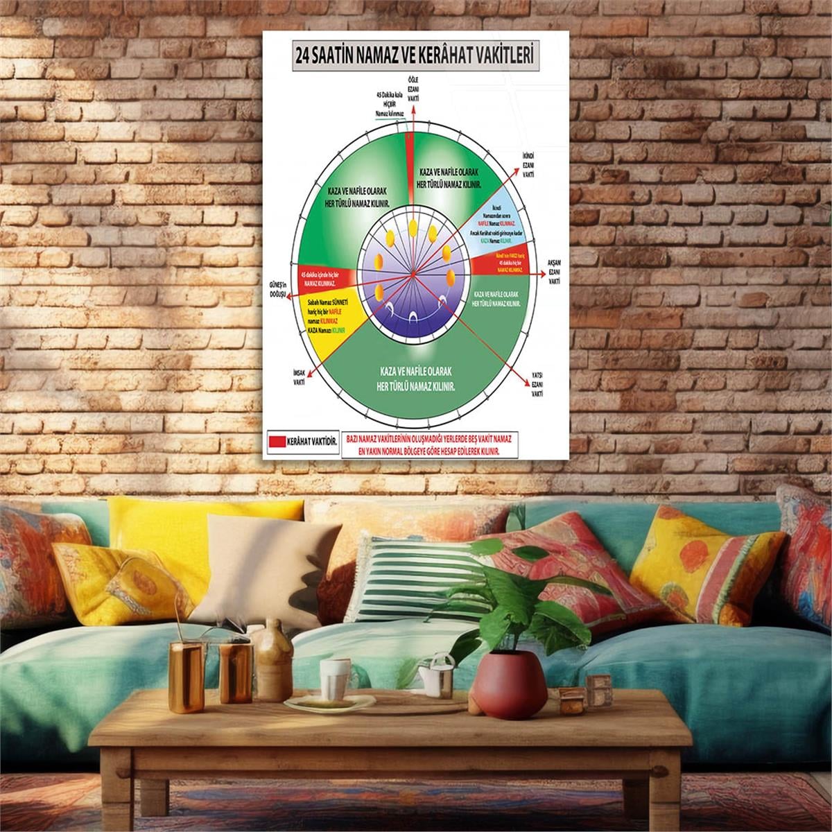 DİN TEMALI CAM TABLO