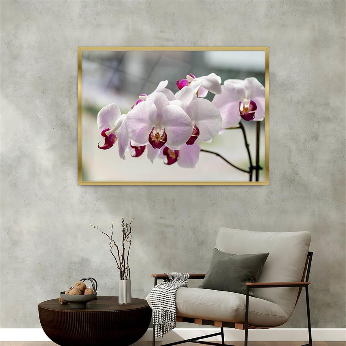 Alüminyum Çerçeveli Doğa Temalı Cam Tablo 058