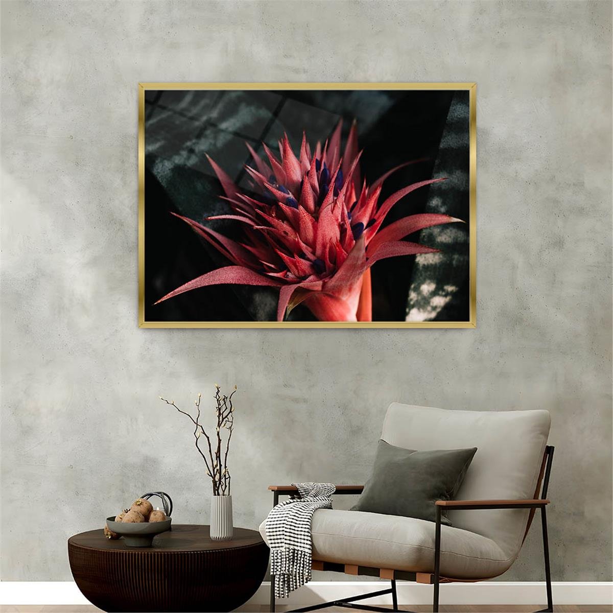 Alüminyum Çerçeveli Doğa Temalı Cam Tablo 069