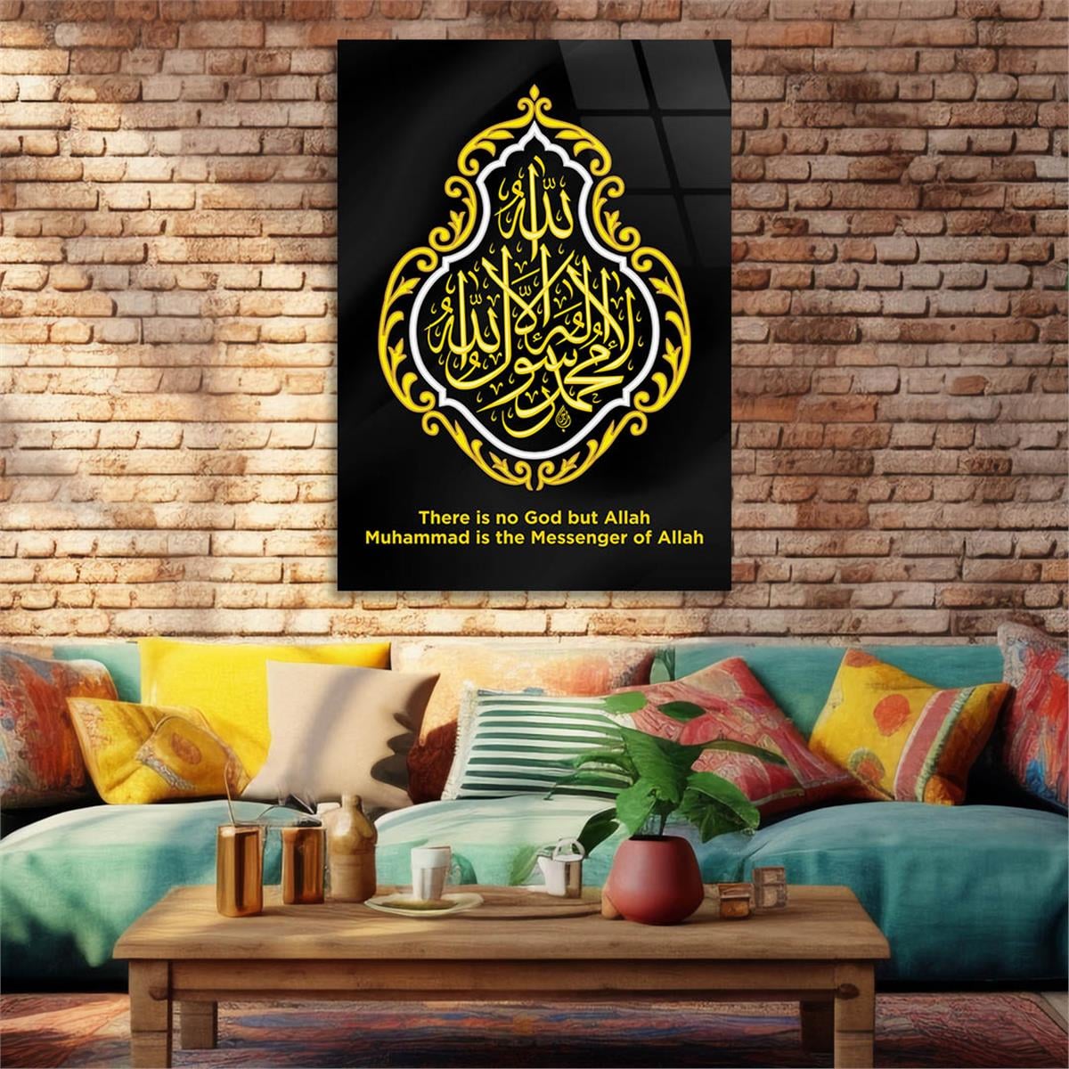 DİNİ TEMALI CAM TABLO