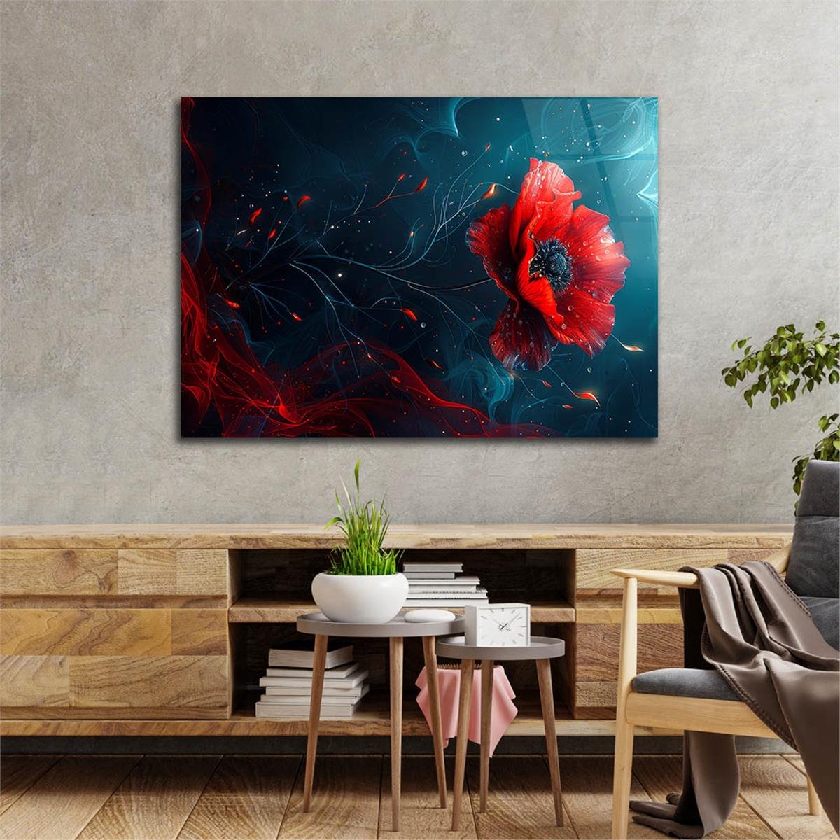 Sanat Temalı Cam Tablo 466