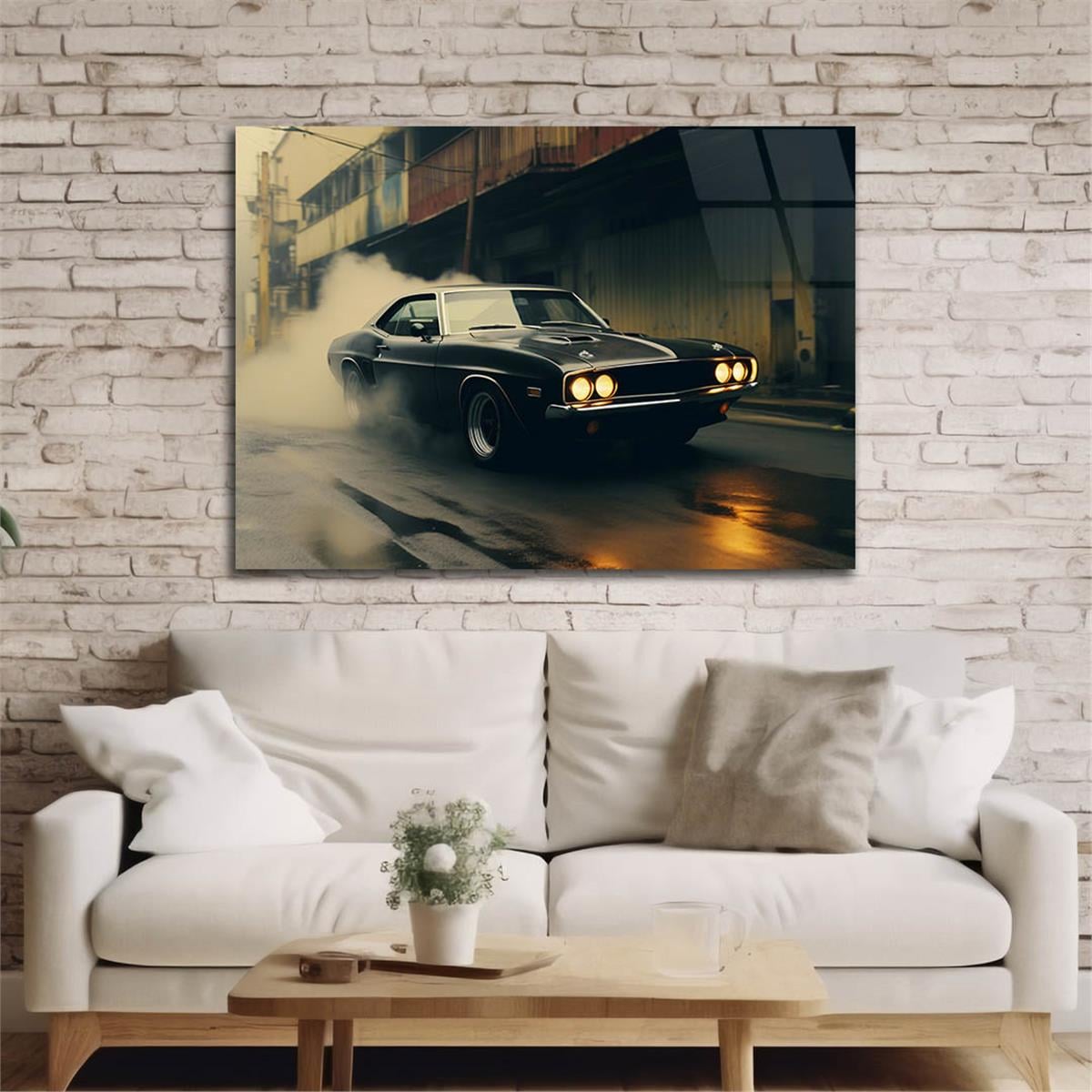 Yatay DoğaTemalı Cam Tablo 418