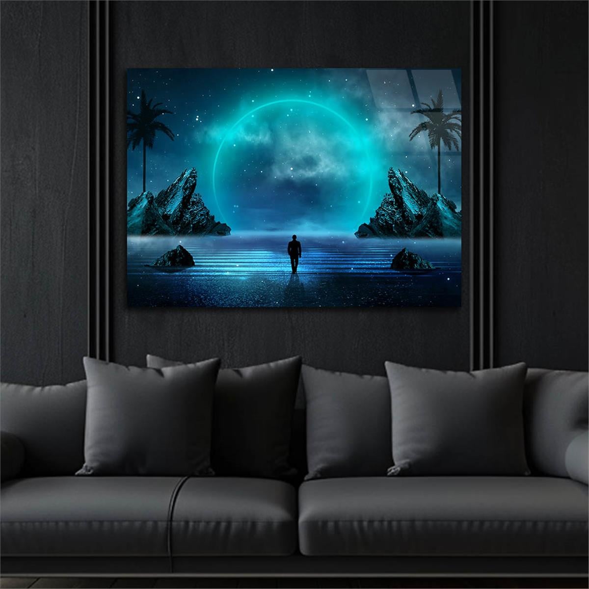 Sanat Temalı Cam Tablo 486