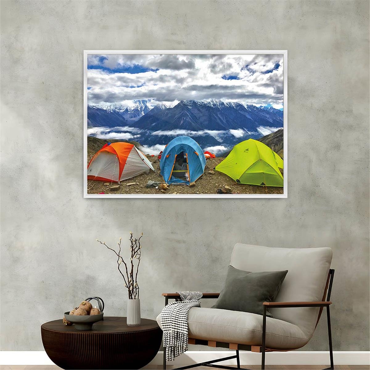 Alüminyum Çerçeveli Sanat Temalı Cam Tablo 104