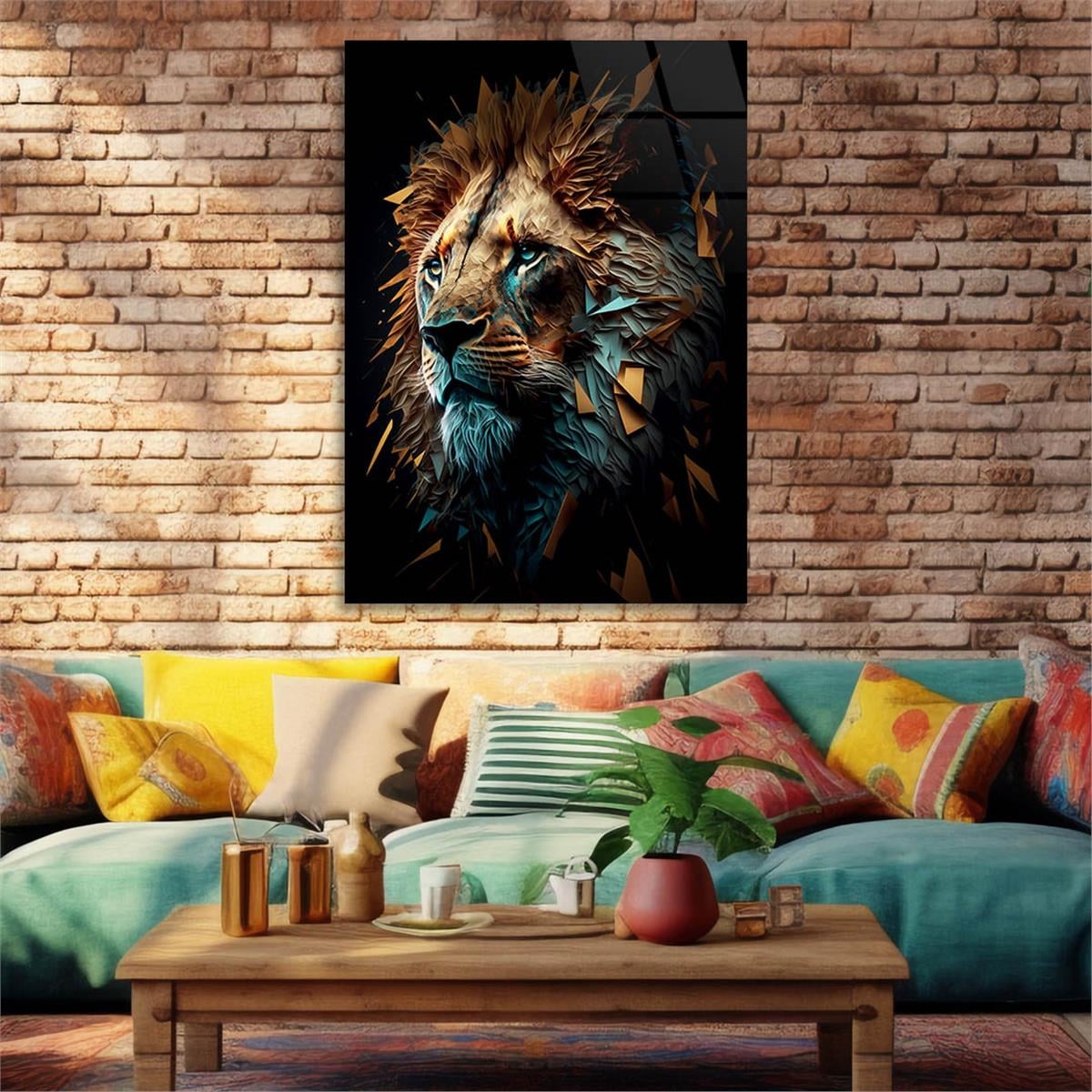 Verticale Gehard Glasschilderij Natuur Thema 223