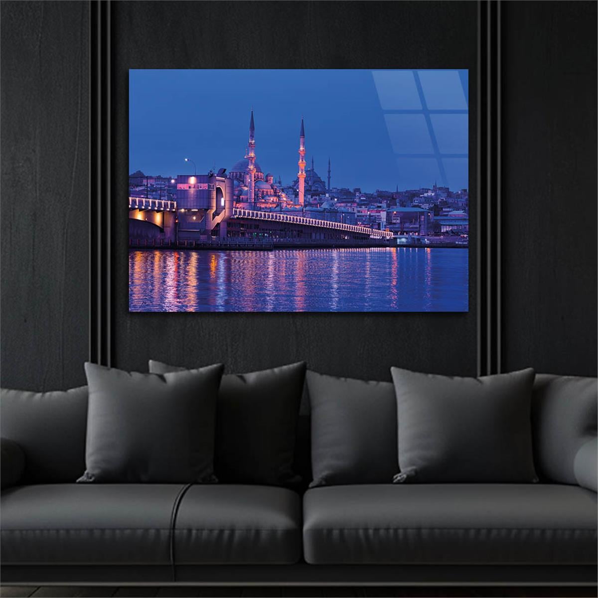 Horizontal Natured-Themed Tempered Glass Wall Art 267