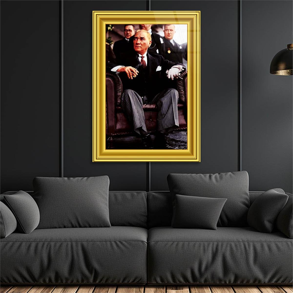 MUSTAFA KEMAL ATATÜRK Tempered Glasss Wall Art 