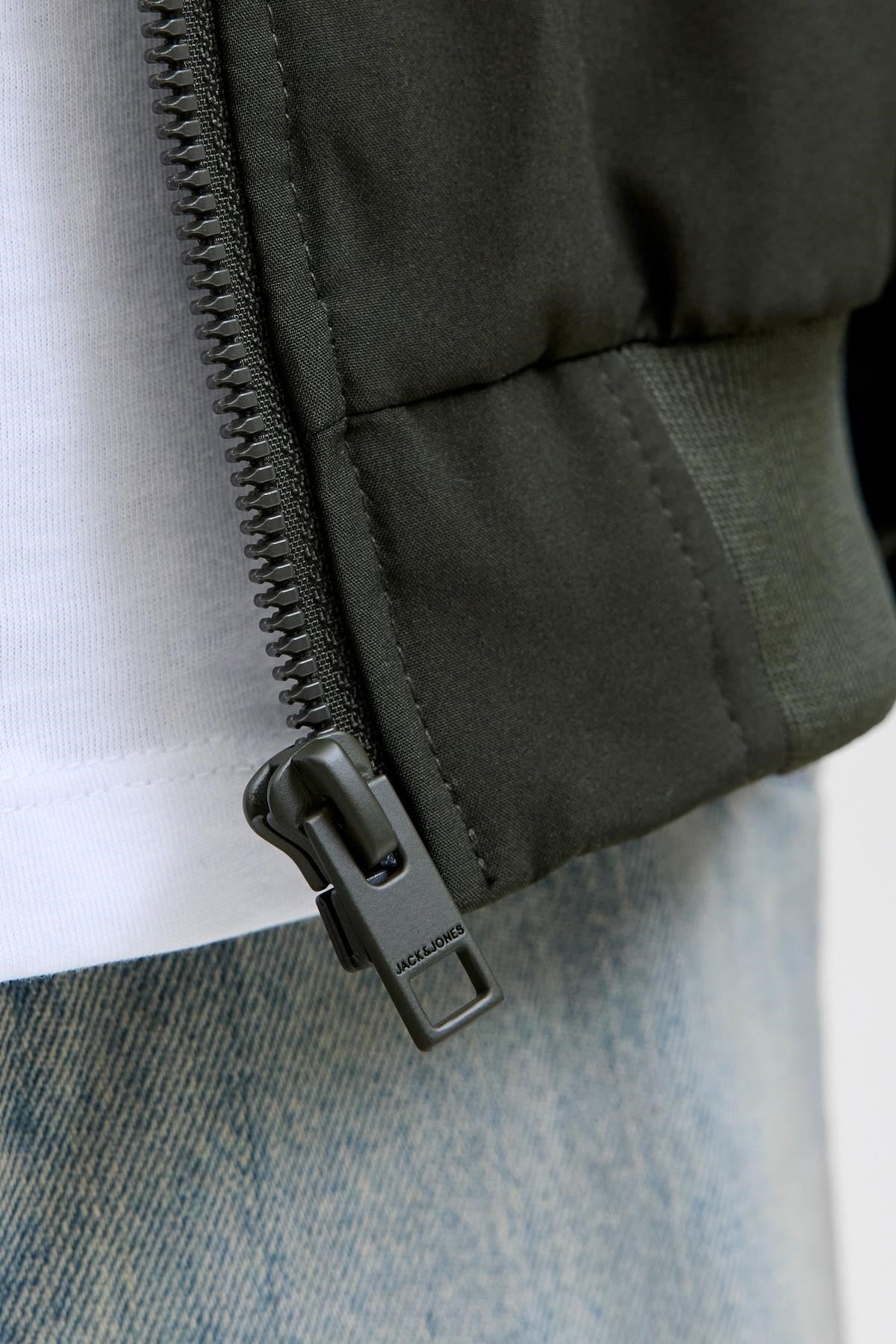 Jack & Jones Erkek Fermuarlı Bomber Mont – JJECHARGE 