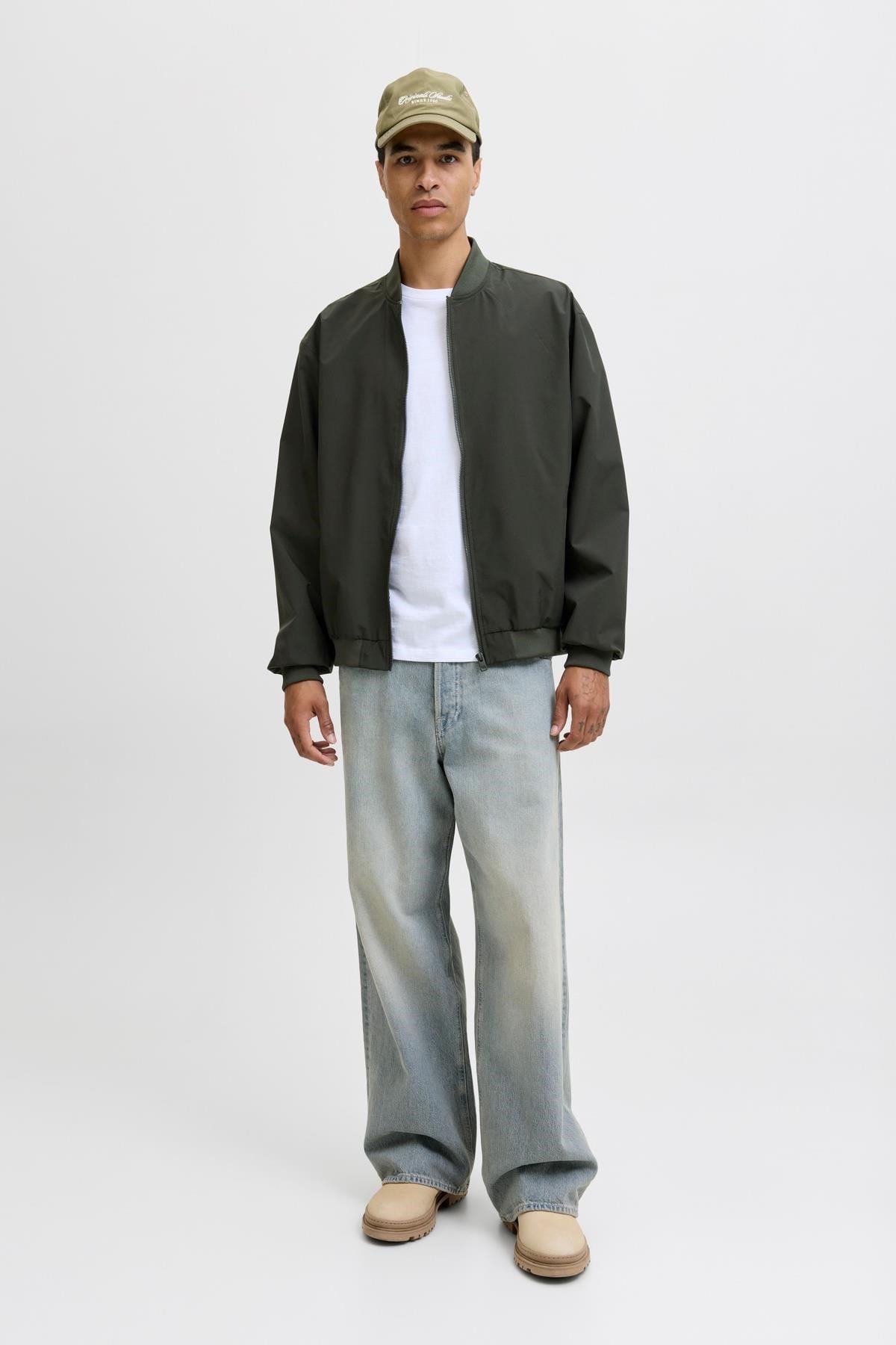 Jack & Jones Erkek Fermuarlı Bomber Mont – JJECHARGE 