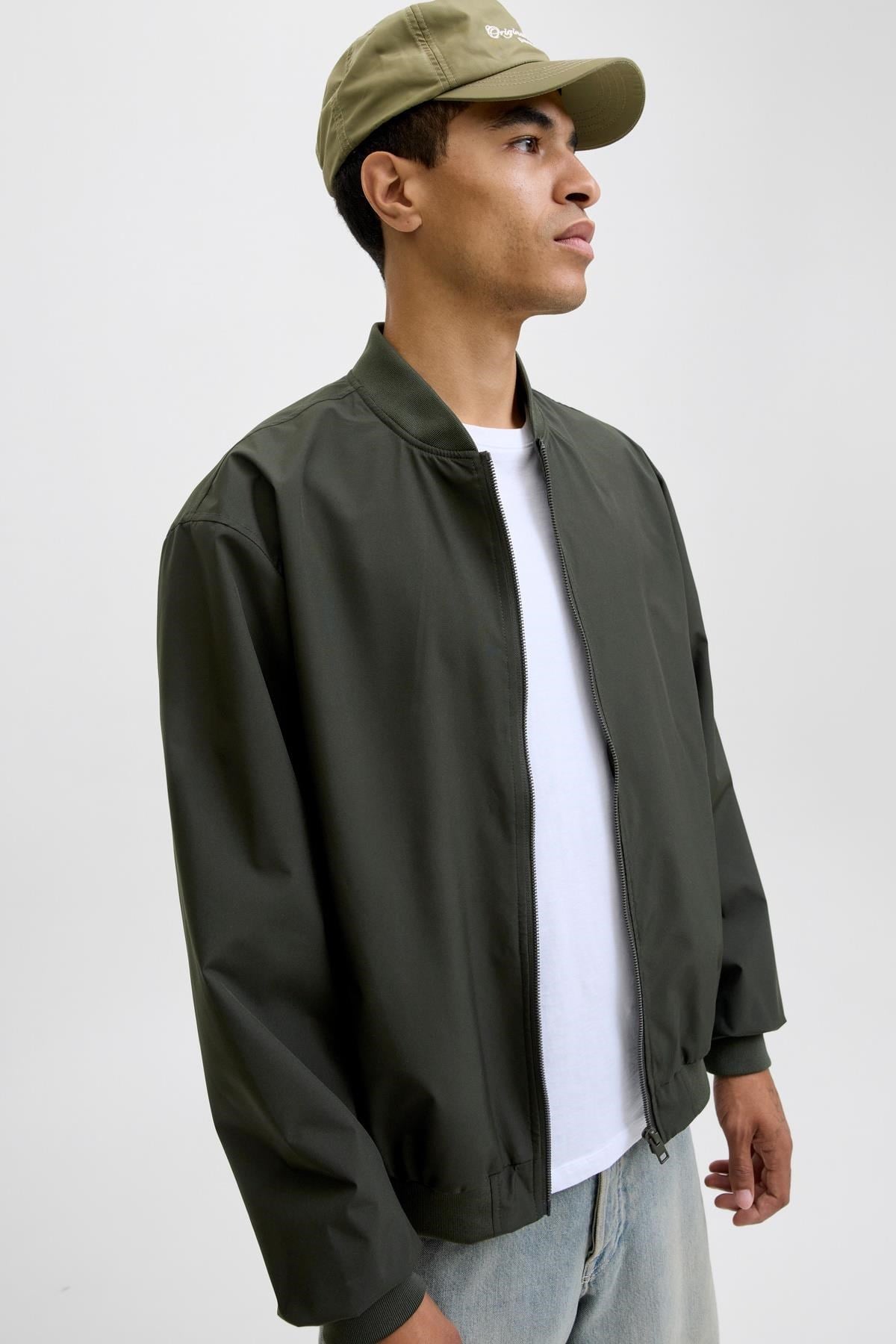 Jack & Jones Erkek Fermuarlı Bomber Mont – JJECHARGE 