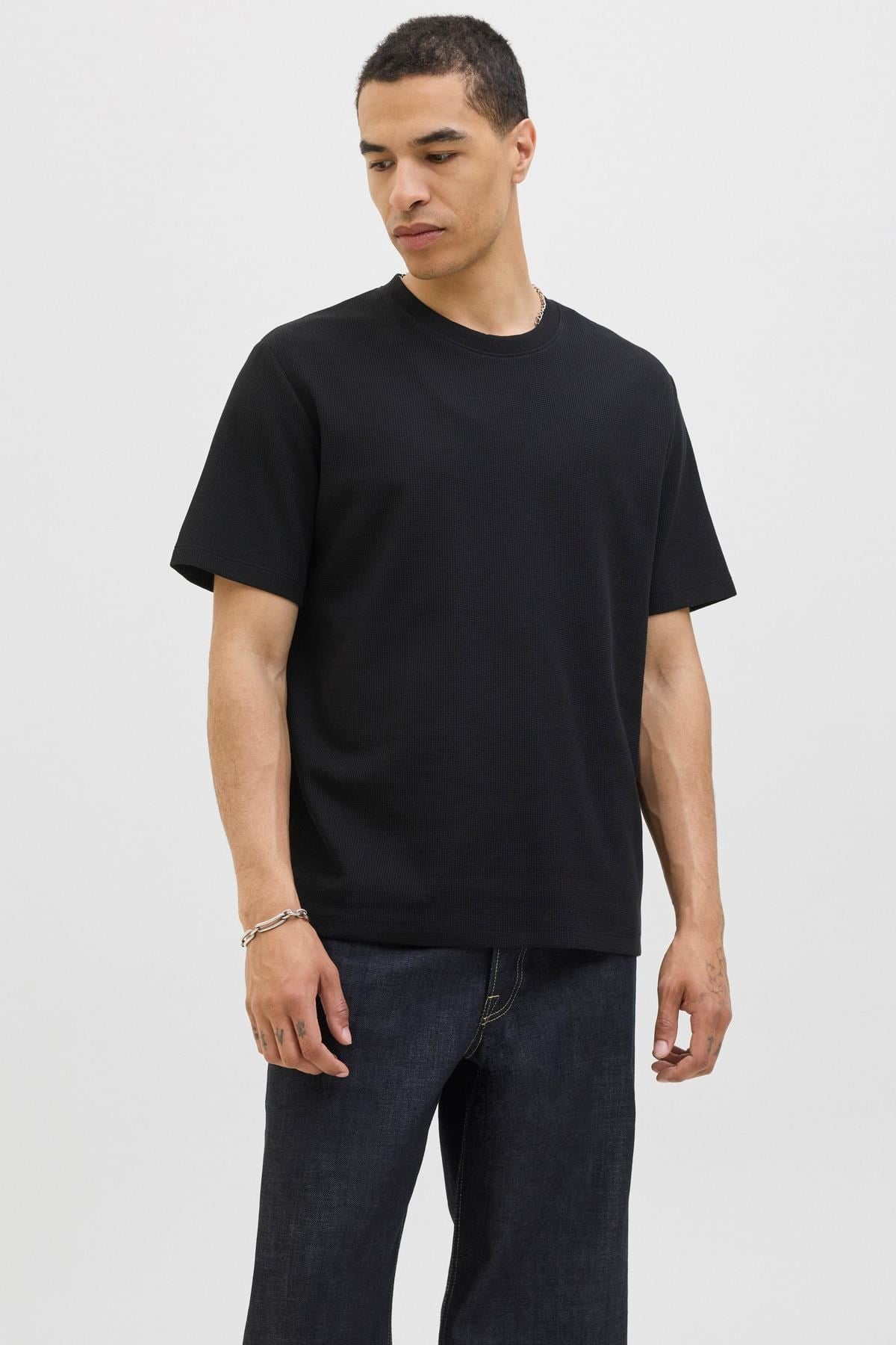 Jack & Jones Essentials Erkek Basic Tişört Kısa Kollu Regular Fit 