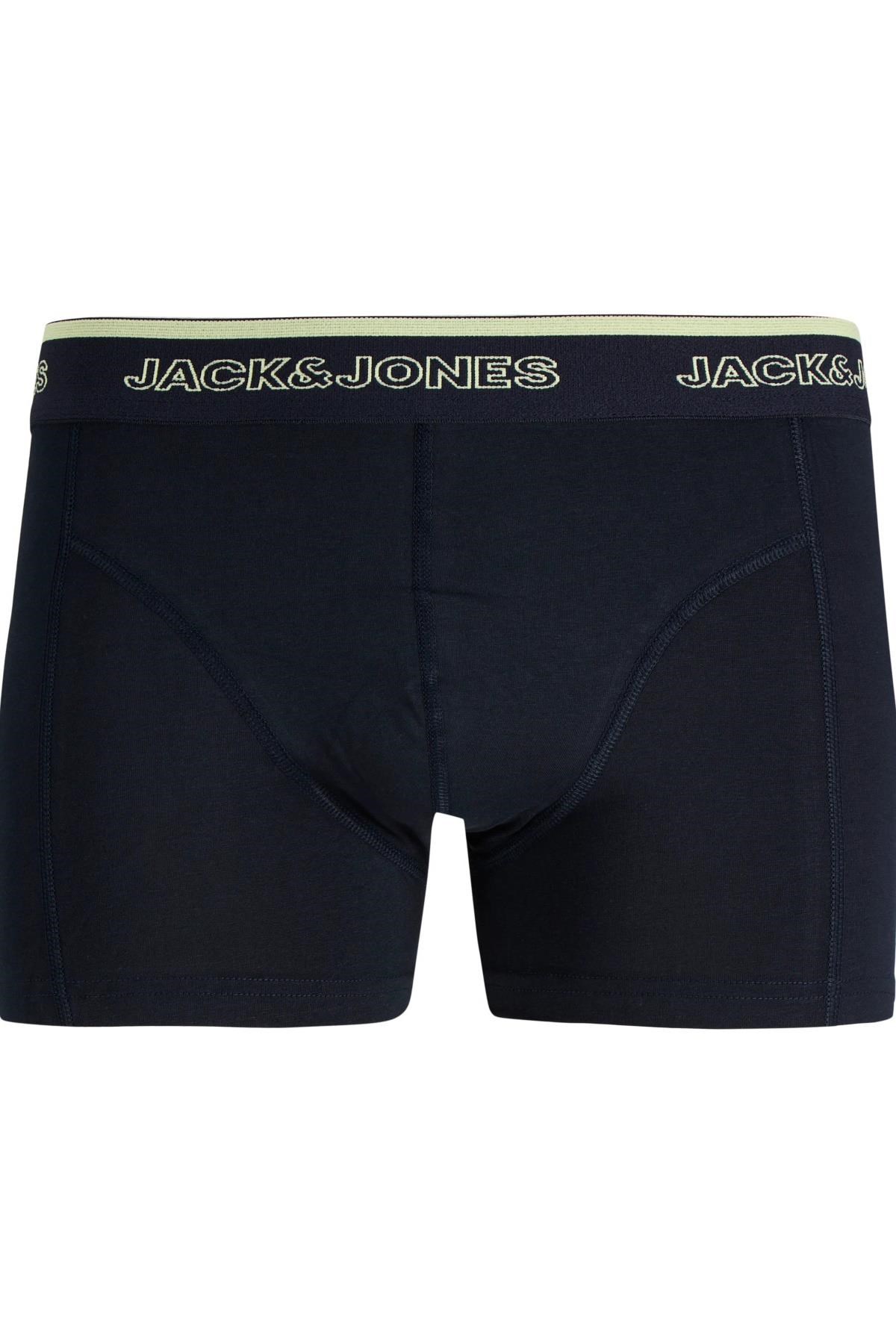 Jack & Jones JACADRIAN Solid Erkek Boxer 3'lü Paket Rahat Pamuklu Günlük 