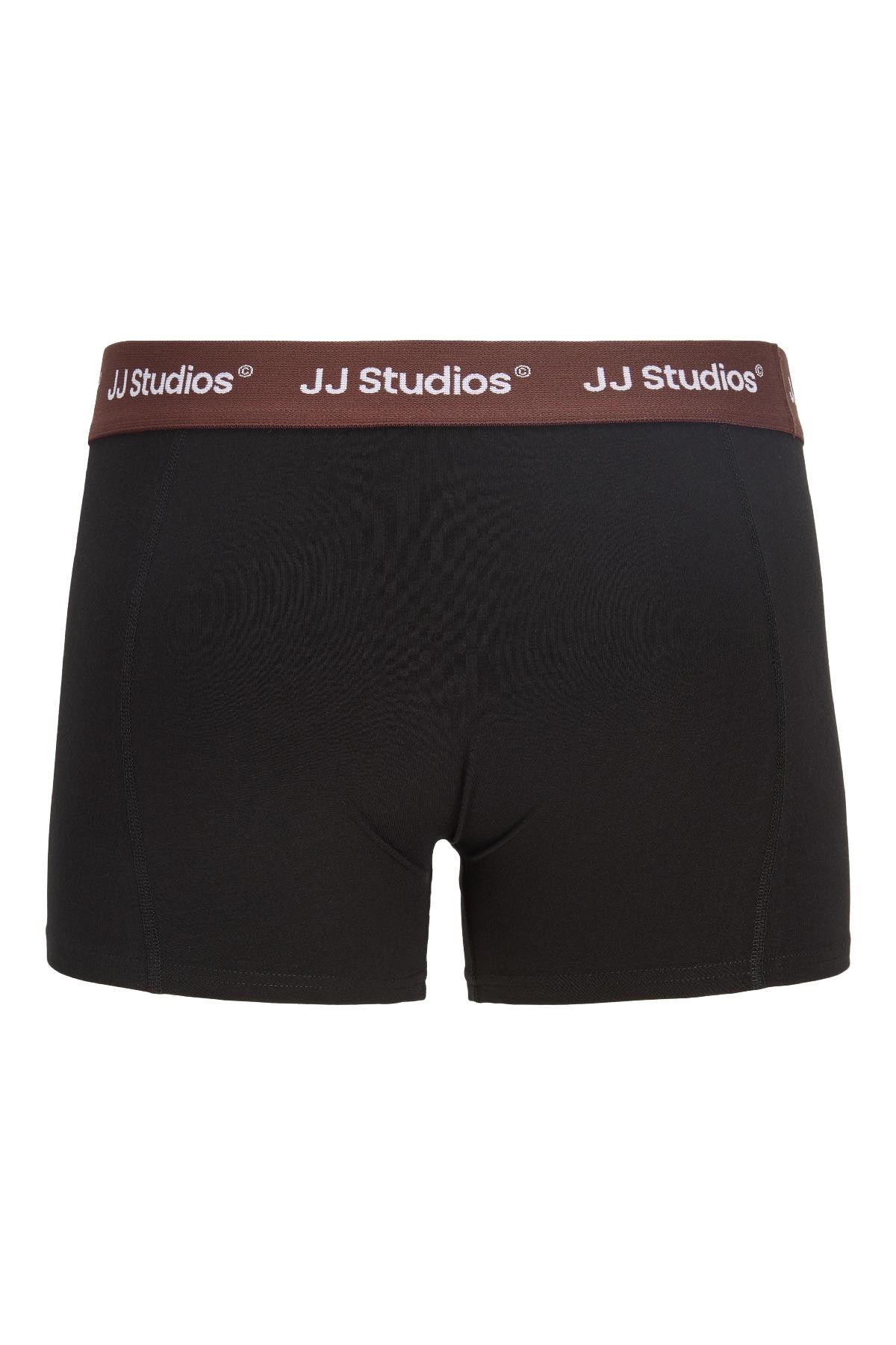 Jack & Jones JACSOHO Solid Erkek Boxer 3'lü Paket Pamuklu Rahat 