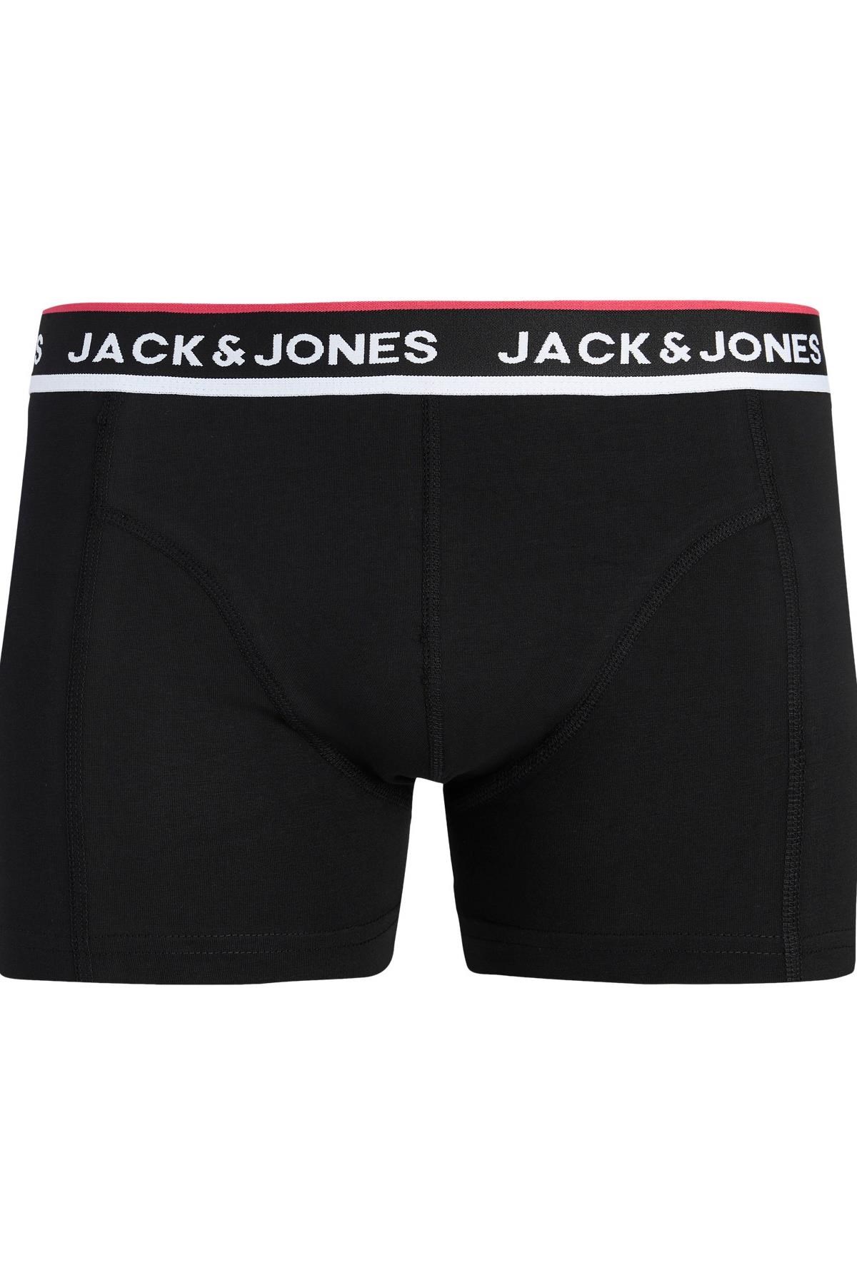 Jack & Jones JACSWAY Solid Erkek Boxer 3'lü Paket Pamuklu Rahat 