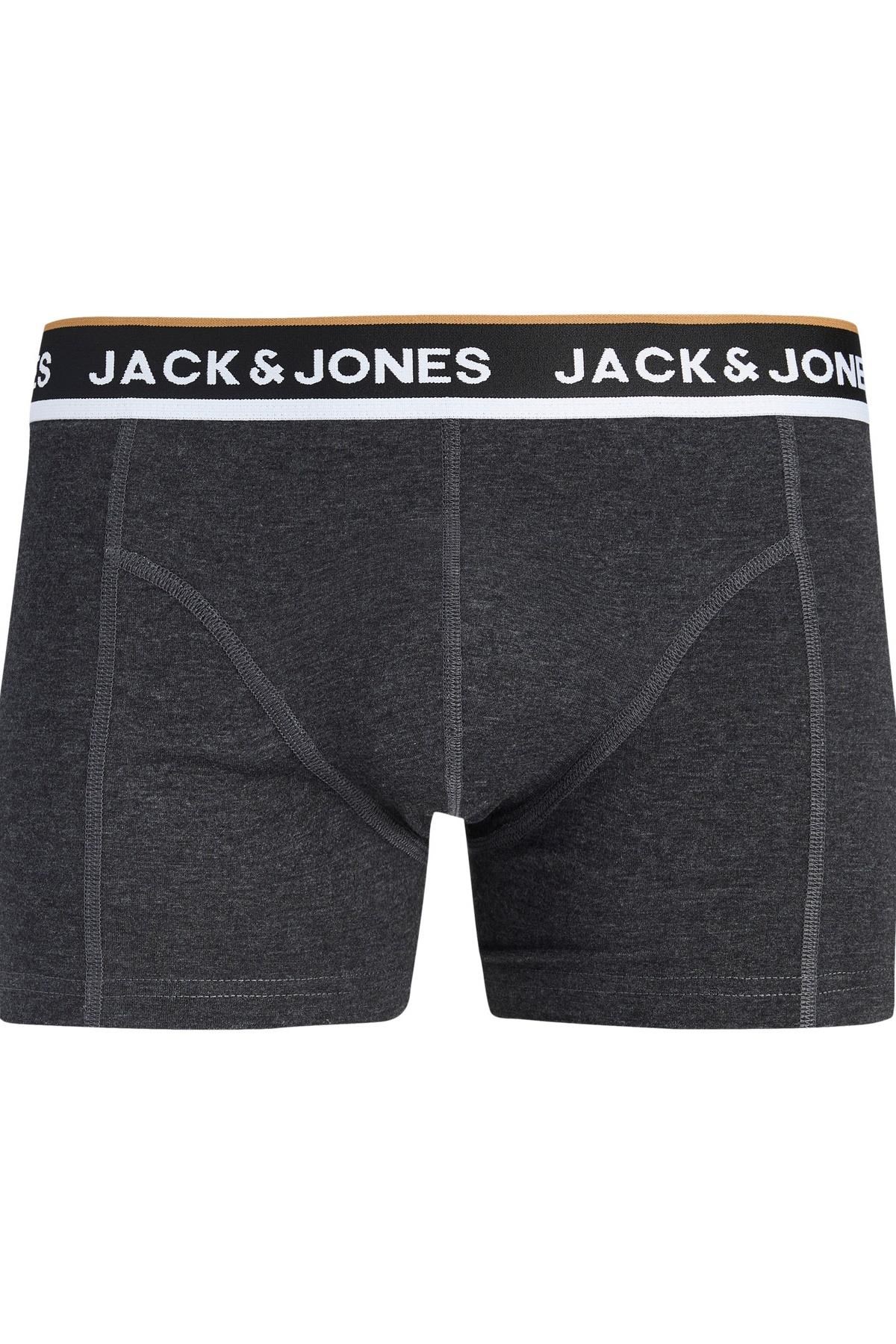 Jack & Jones JACSWAY Solid Erkek Boxer 3'lü Paket Pamuklu Rahat 