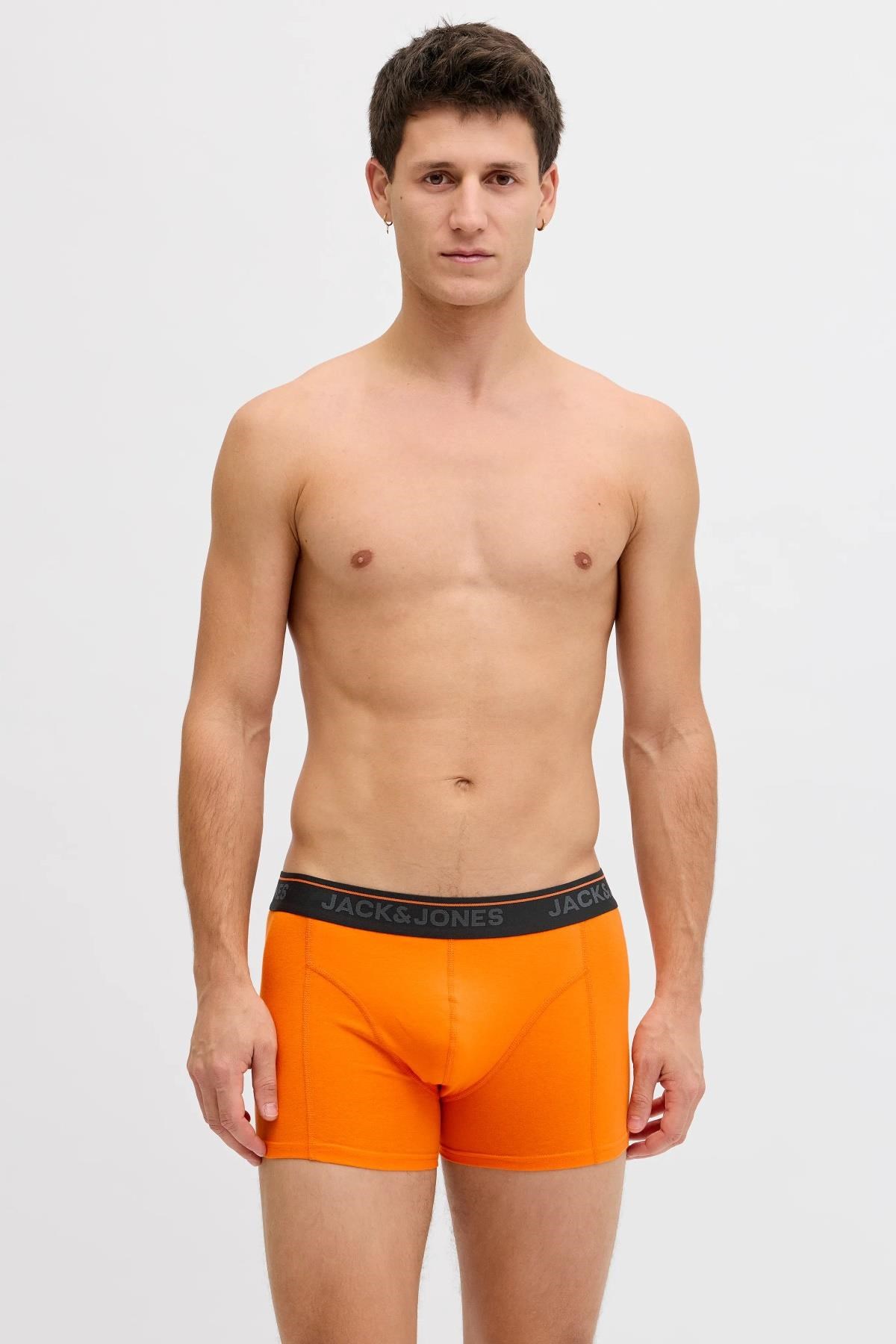 Jack & Jones JACTHEODORE Solid Trunks 3’lü Paket Erkek Boxer Seti 