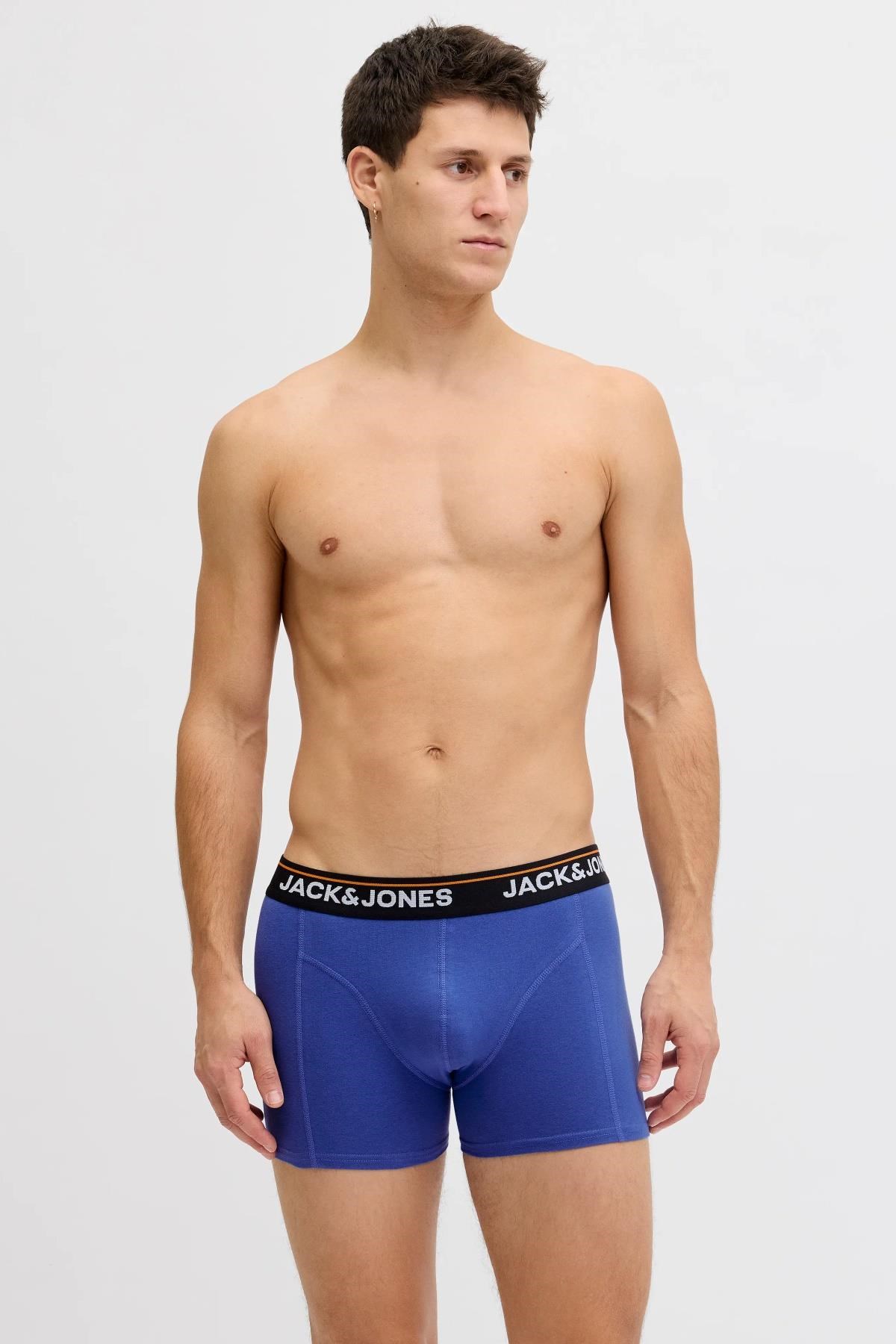 Jack & Jones JACTHEODORE Solid Trunks 3’lü Paket Erkek Boxer Seti 