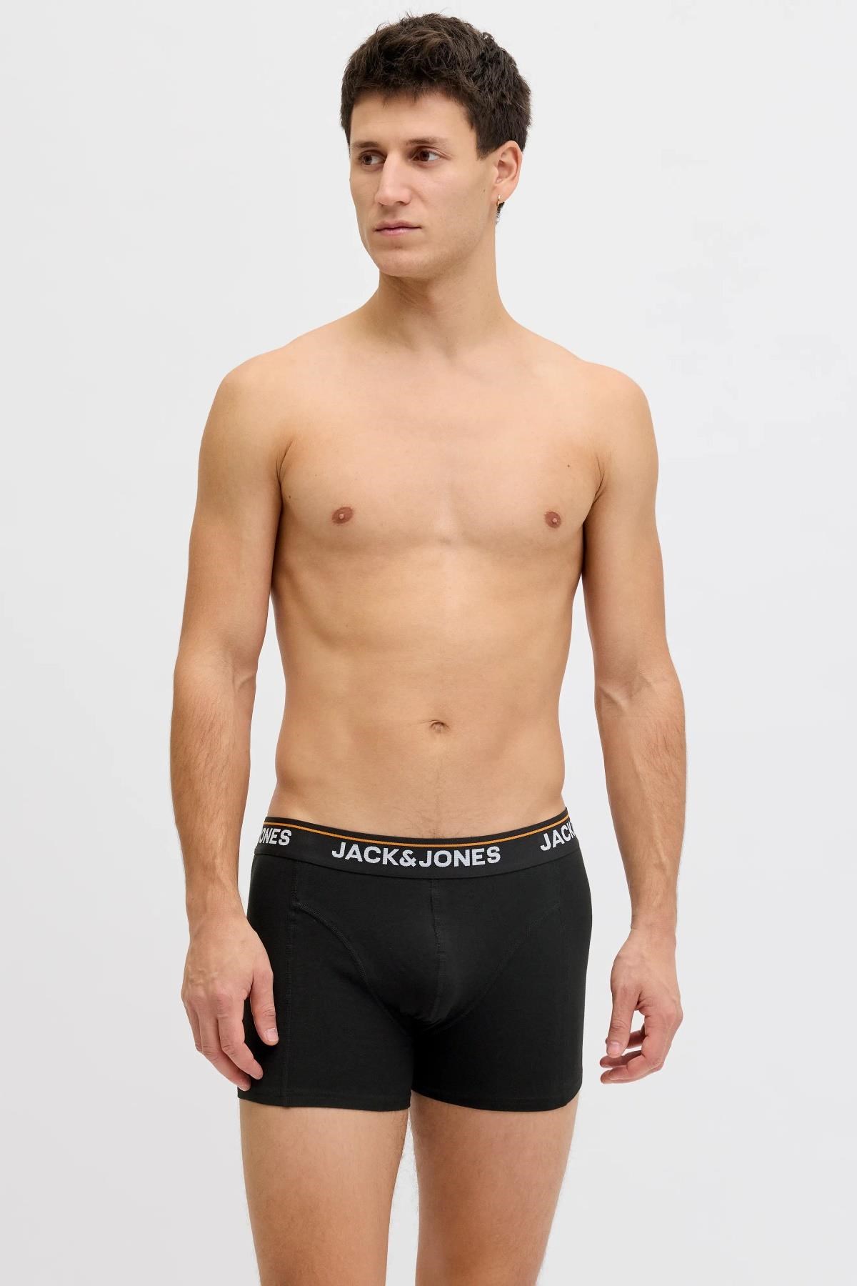 Jack & Jones JACTHEODORE Solid Trunks 3’lü Paket Erkek Boxer Seti 