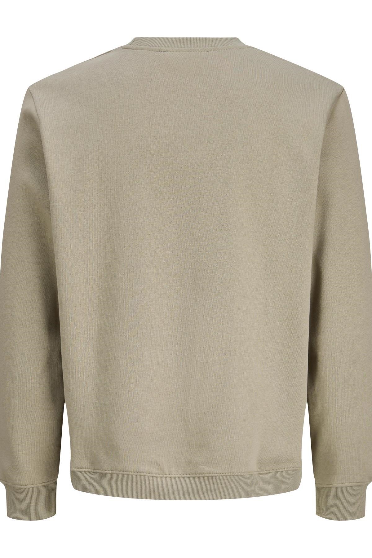 Jack & Jones JCOFUSION Erkek Bisiklet Yaka Box Fit Sweatshirt Günlük Rahat 