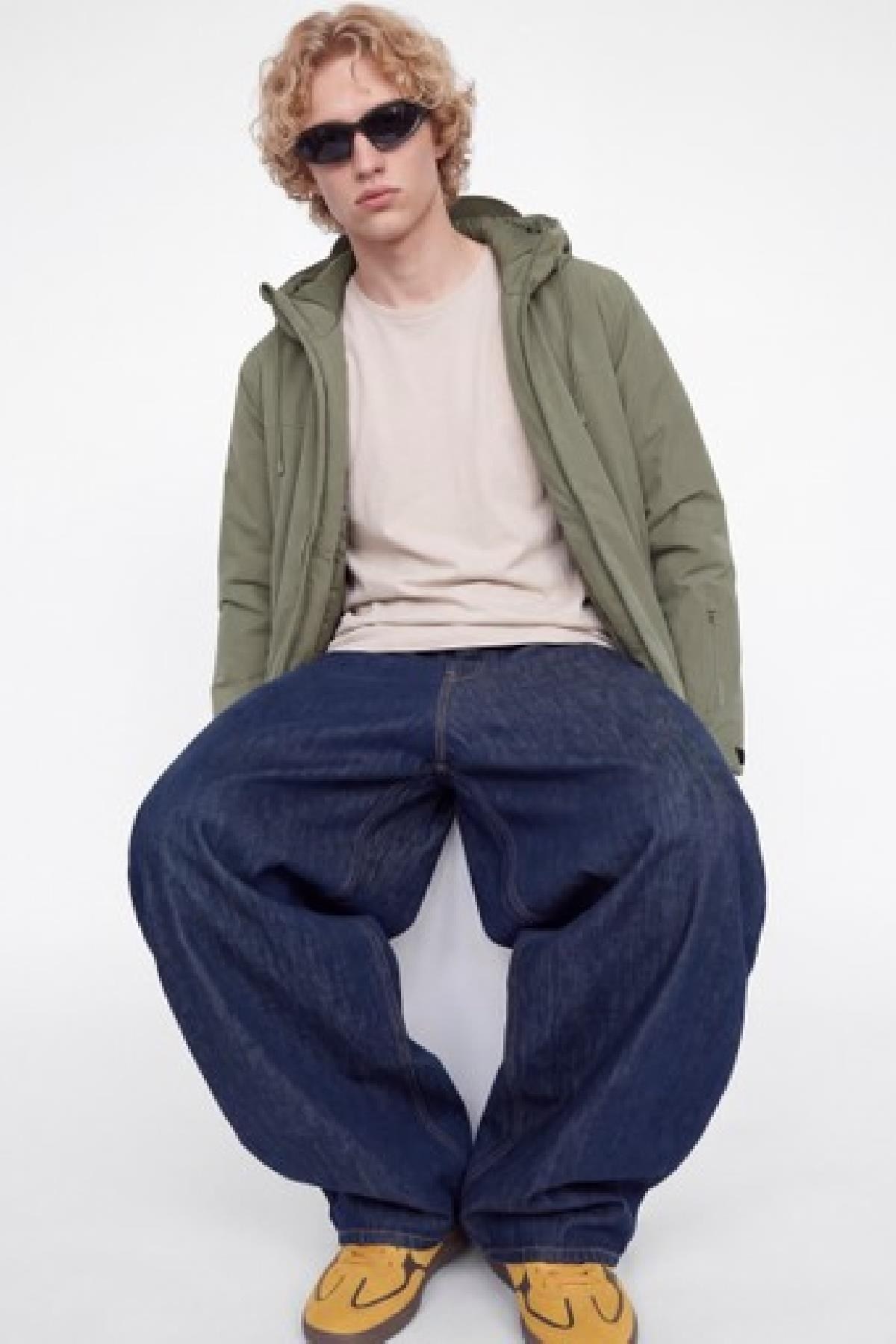 Jack & Jones JCOFUSION Erkek Teknik Kumaş Ceket Günlük Spor Rahat 