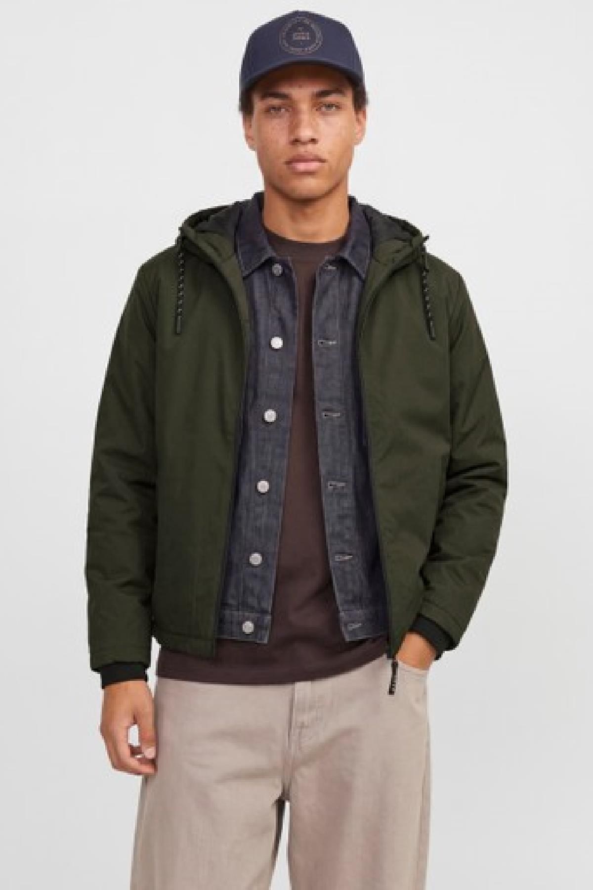 Jack & Jones JCOFUSION Lock Erkek Ceket Günlük Rahat Spor Şık 