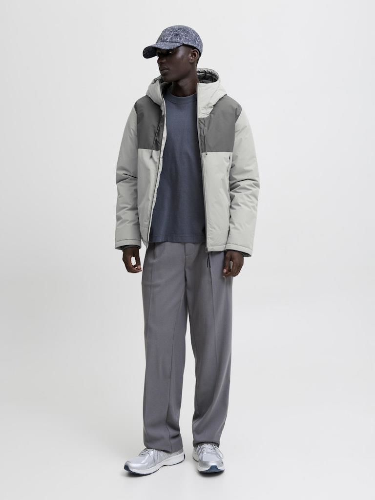 Jack & Jones JCOUNION Light Padded Blocking Jacket SN – Renk Bloklu Hafif Şişme Erkek Mont, Suya Dayanıklı, Rahat Kesim 