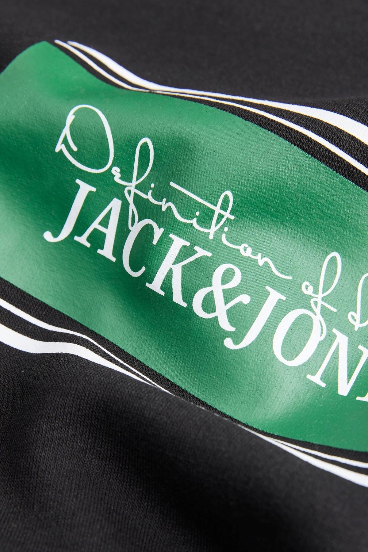 Jack & Jones JJBUSTER Erkek Bisiklet Yaka Sweatshirt Günlük Rahat 