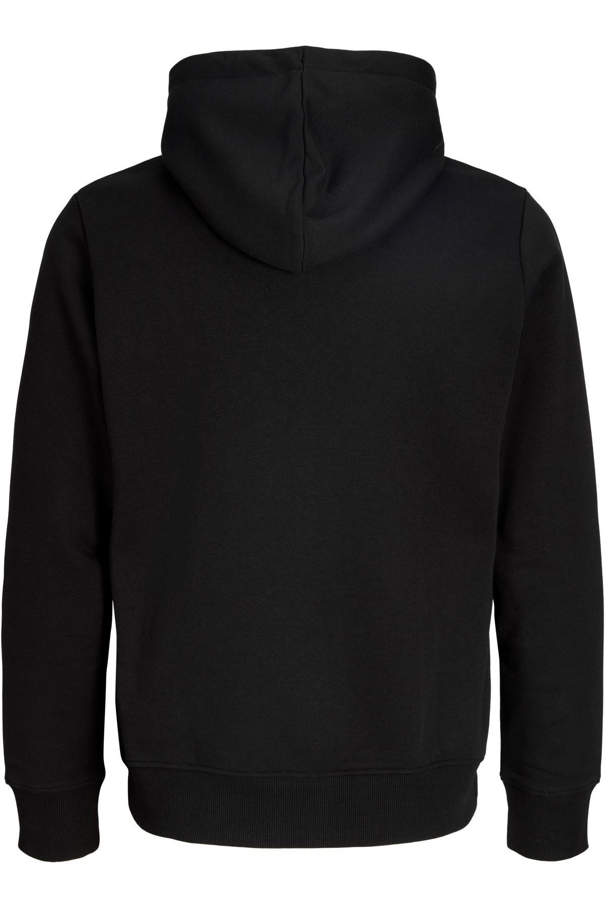 Jack & Jones JJBUSTER Erkek Fermuarlı Kapüşonlu Sweatshirt Günlük Rahat 