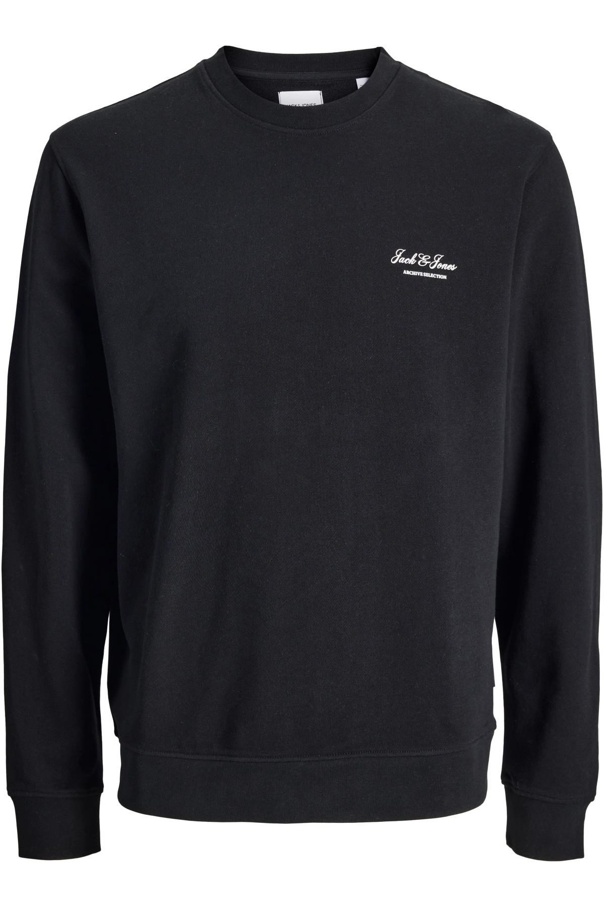 Jack & Jones JJEARCHIVE Graphic Erkek Baskılı Bisiklet Yaka Sweatshirt Günlük Rahat 