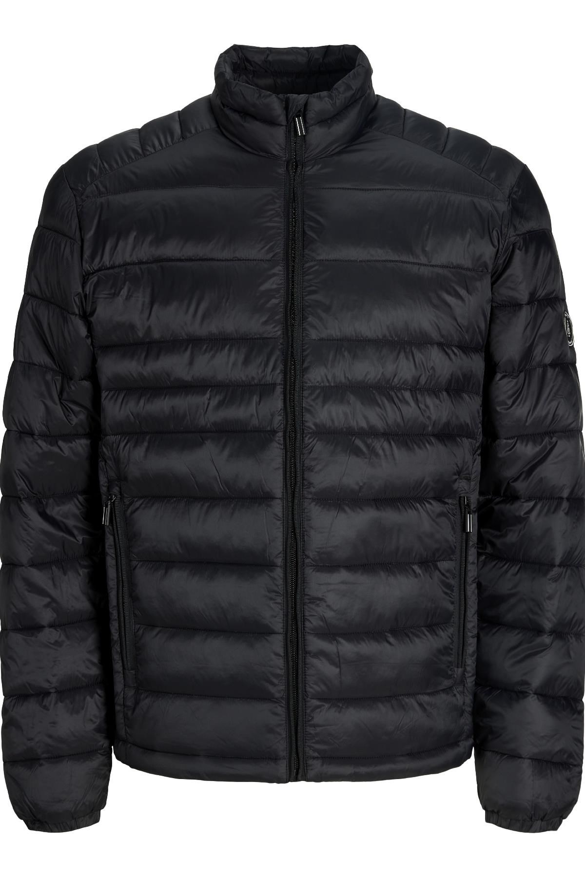 Jack & Jones JJEKINGSLEY Erkek Hafif Şişme Mont Dik Yaka Günlük Rahat 