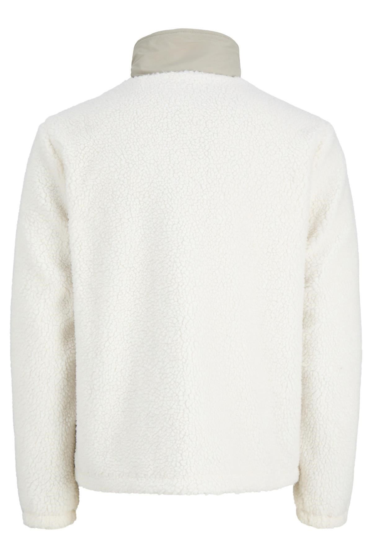 Jack & Jones JJESOHO Erkek Teddy Peluş Ceket Günlük Rahat 