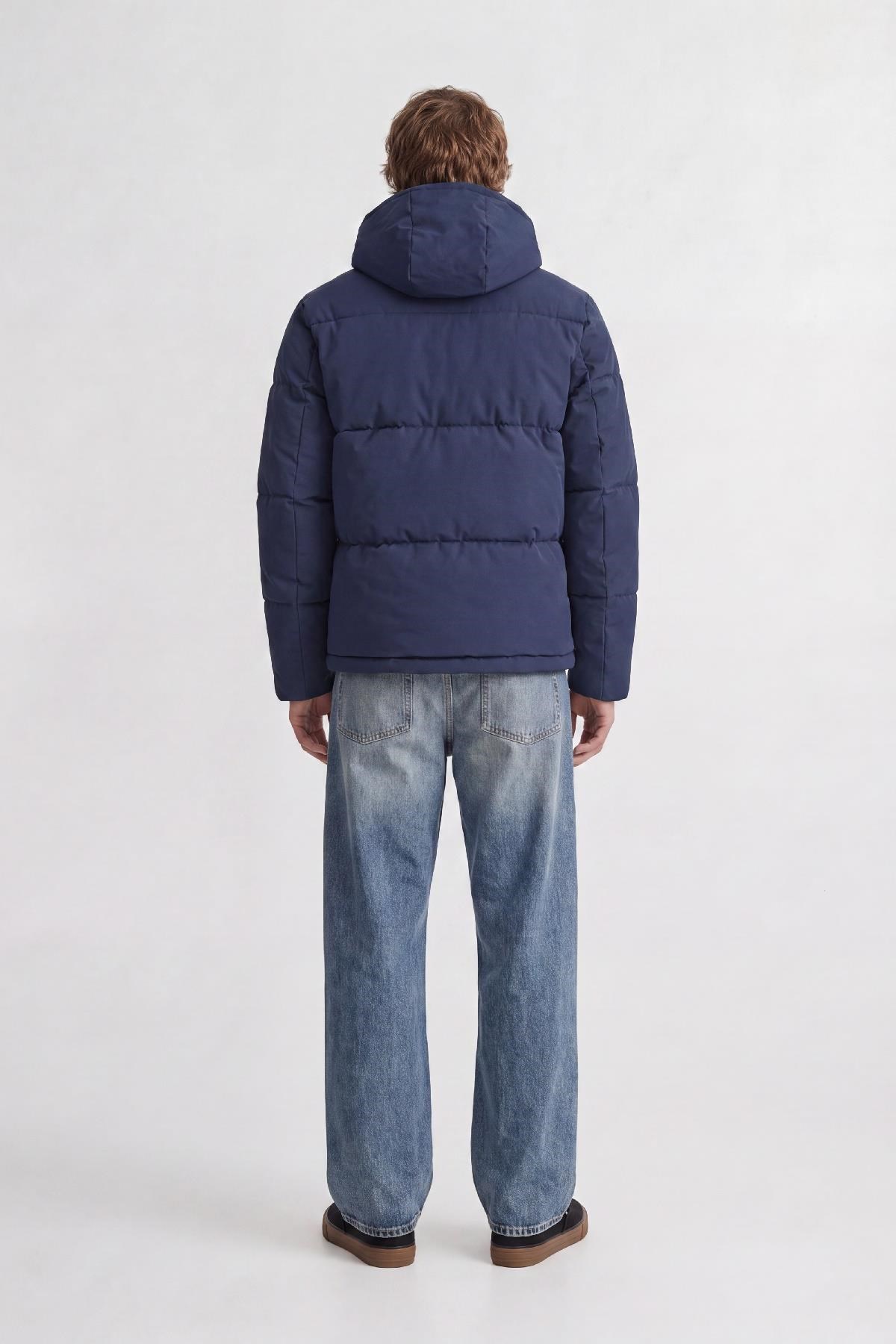 Jack & Jones JJGALAXY Erkek Şişme Mont Puffer Ceket Günlük Rahat 