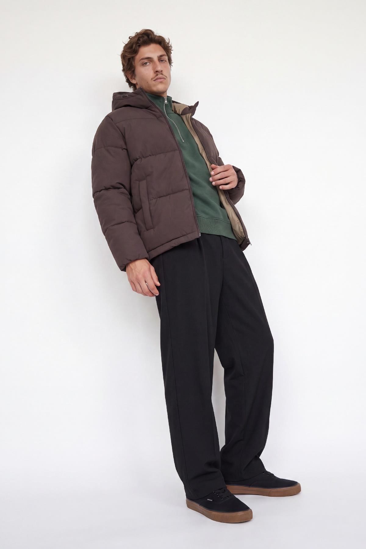 Jack & Jones JJGALAXY Erkek Şişme Mont Puffer Ceket Günlük Rahat 