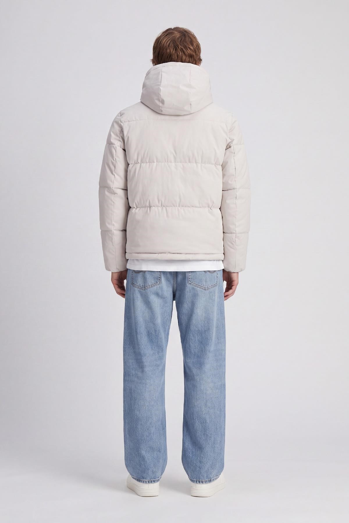 Jack & Jones JJGALAXY Erkek Şişme Mont Puffer Ceket Günlük Rahat 