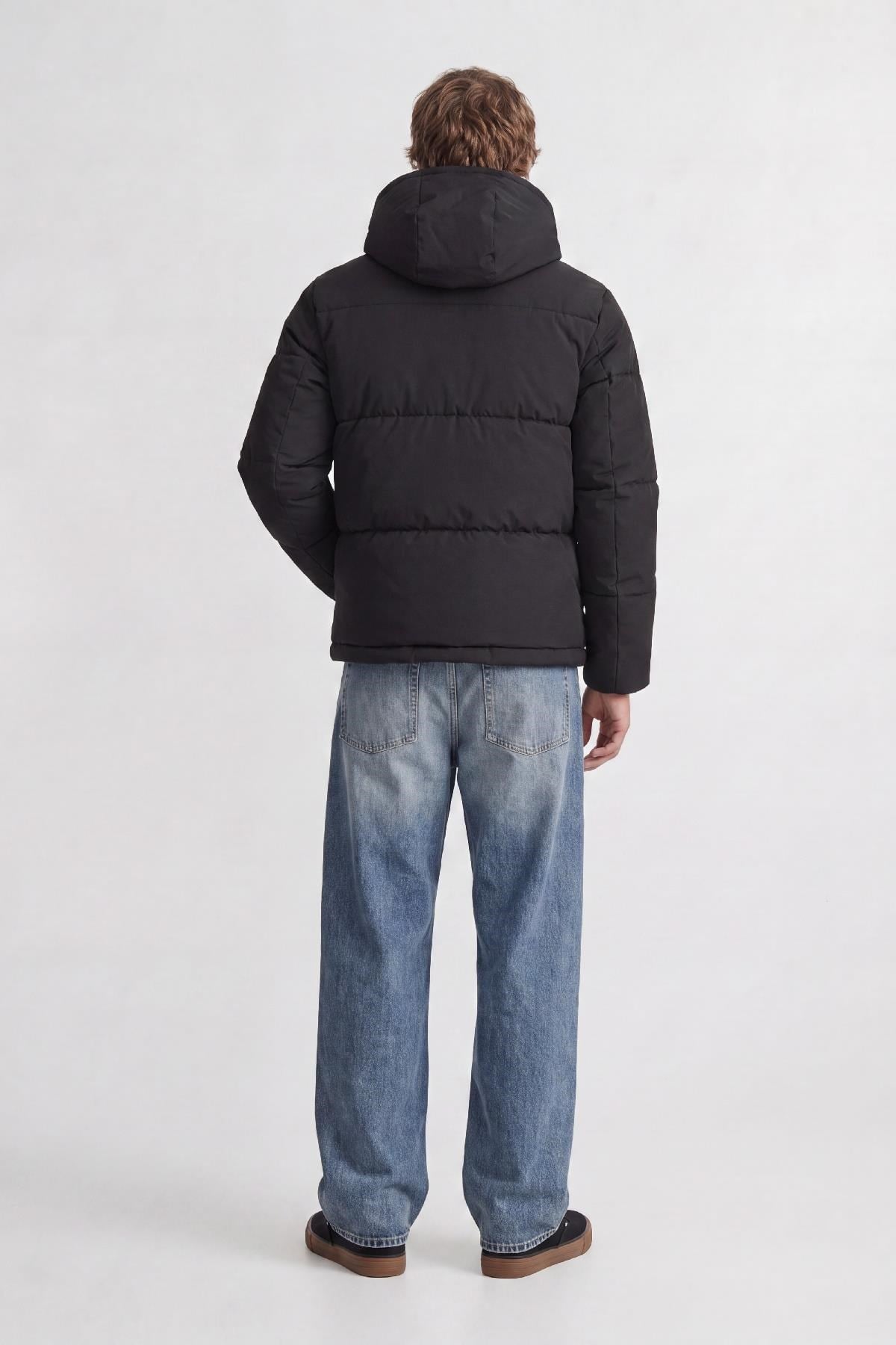 Jack & Jones JJGALAXY Erkek Şişme Mont Puffer Ceket Günlük Rahat 