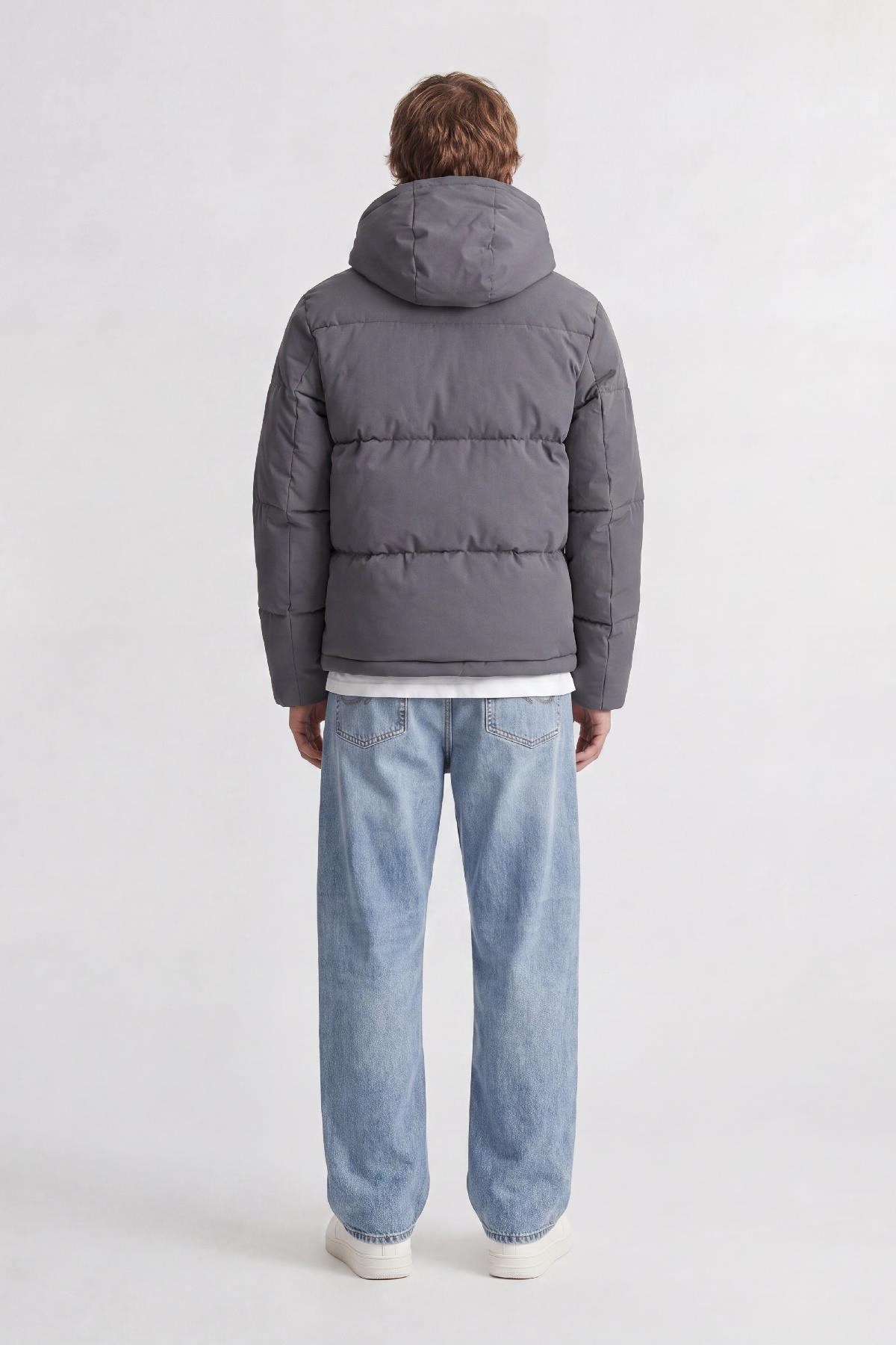 Jack & Jones JJGALAXY Erkek Şişme Mont Puffer Ceket Günlük Rahat 