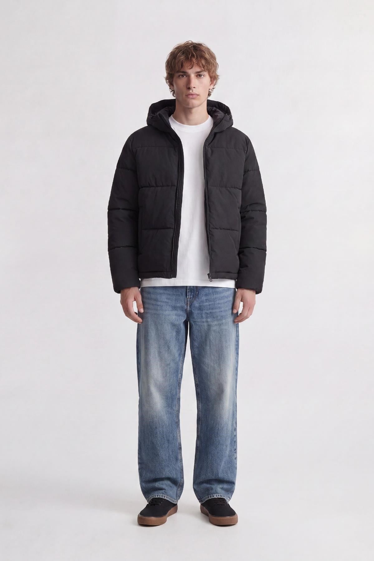 Jack & Jones JJGALAXY Erkek Şişme Mont Puffer Ceket Günlük Rahat 