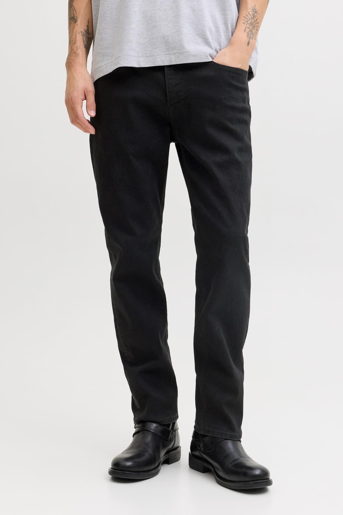 Jack & Jones JJICLARK JJBASIC Erkek Jean Pantolon Regular Fit Günlük Rahat 356 