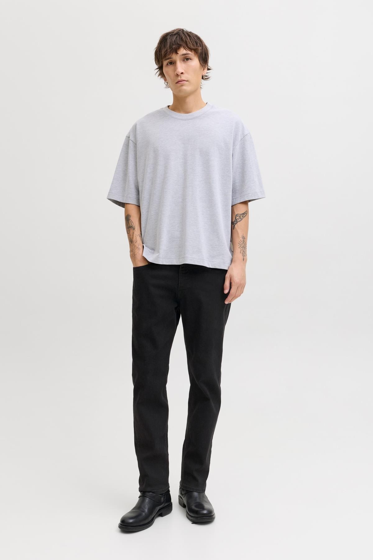 Jack & Jones JJICLARK JJBASIC Erkek Jean Pantolon Regular Fit Günlük Rahat 356 