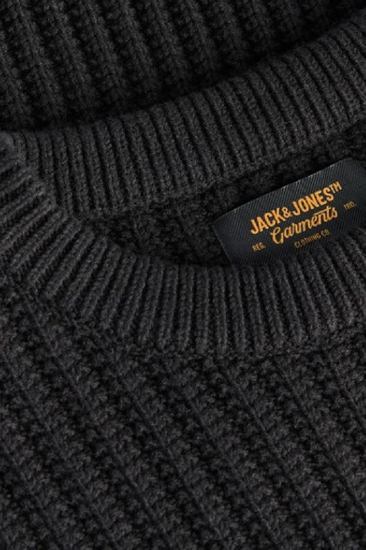 Jack & Jones JJJAXON Erkek Bisiklet Yaka Triko Kazak Günlük Şık 