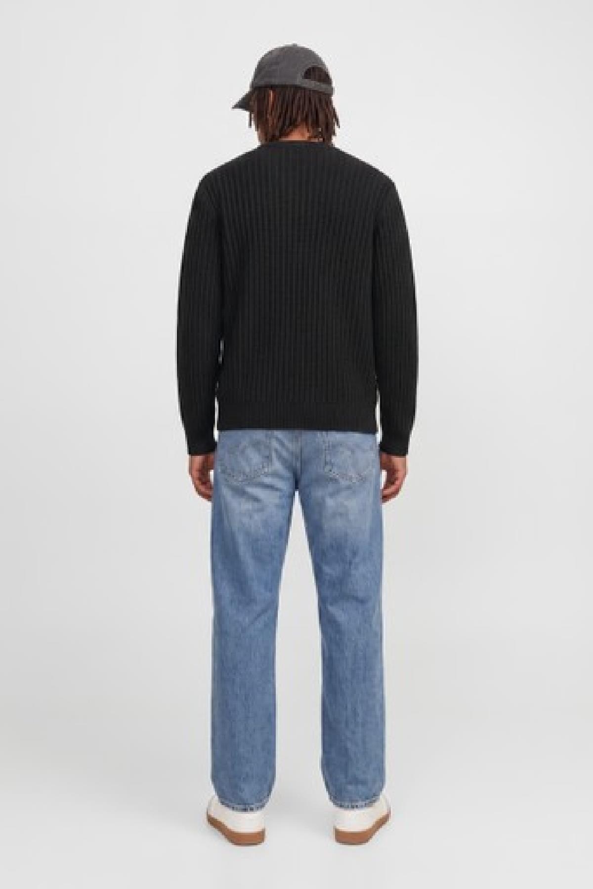 Jack & Jones JJJAXON Erkek Bisiklet Yaka Triko Kazak Günlük Şık 
