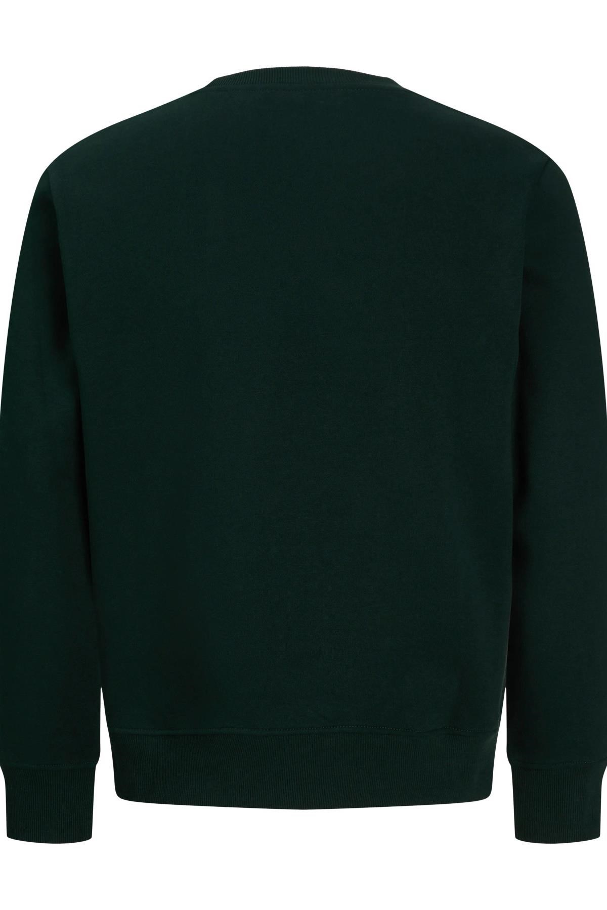 Jack & Jones JJMUNK Erkek Bisiklet Yaka Sweatshirt Rahat Günlük 